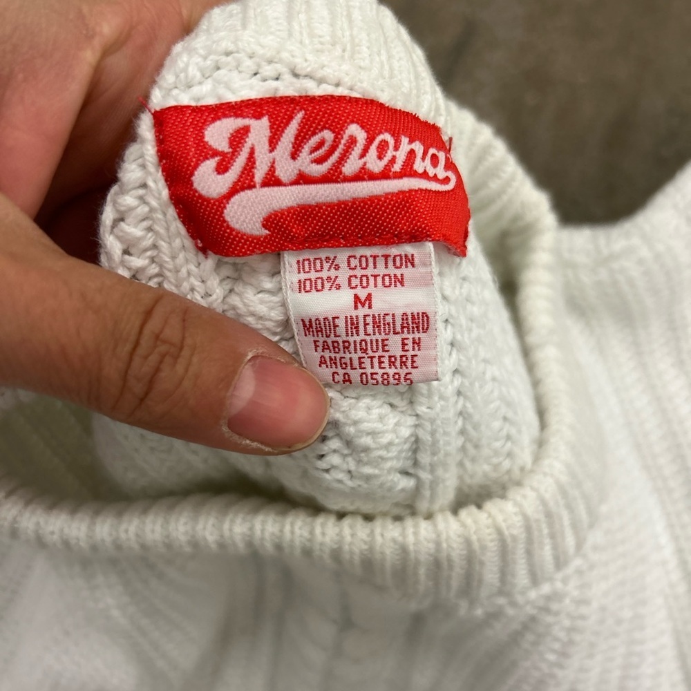 Merona made in england chunky cableknit
Fishermen corton Sweater - Picture 6 of 6